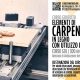 ELEMENTI DI CARPENTERIA IN LEGNO CON UTILIZZO DI CNC – CORSO GOL – SEDE DI TORINO
