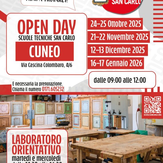 OPEN DAY SEDE DI CUNEO!! PER A.F. 2026/2027