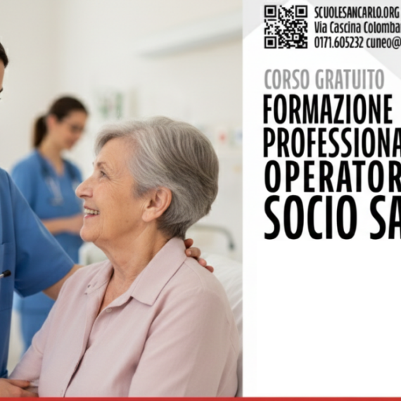 PUBBLICAZIONE GRADUATORIA AMMESSI AL CORSO OPERATORE SOCIO SANITARIO CUNEO